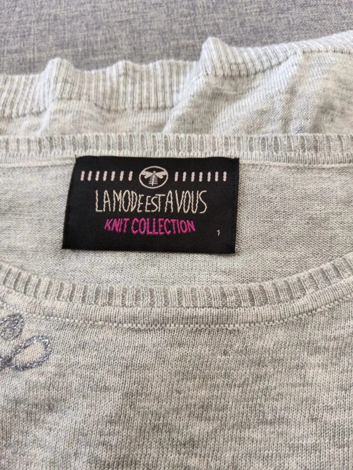 C26 pull gris LMV T1 – photo 3